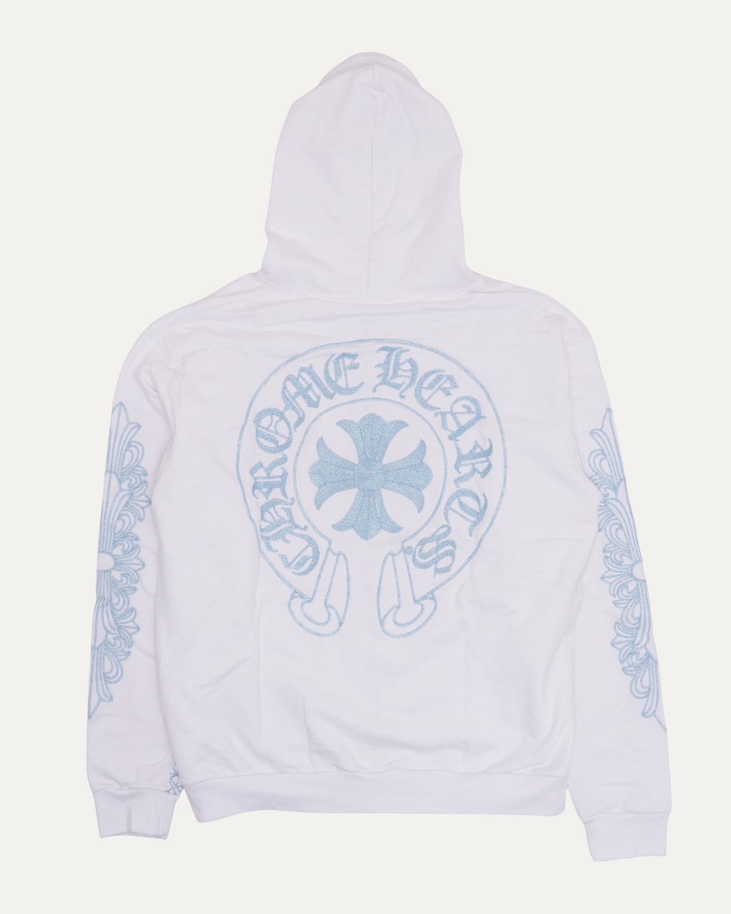 Beaded Horseshoe Logo Zip Hoodie