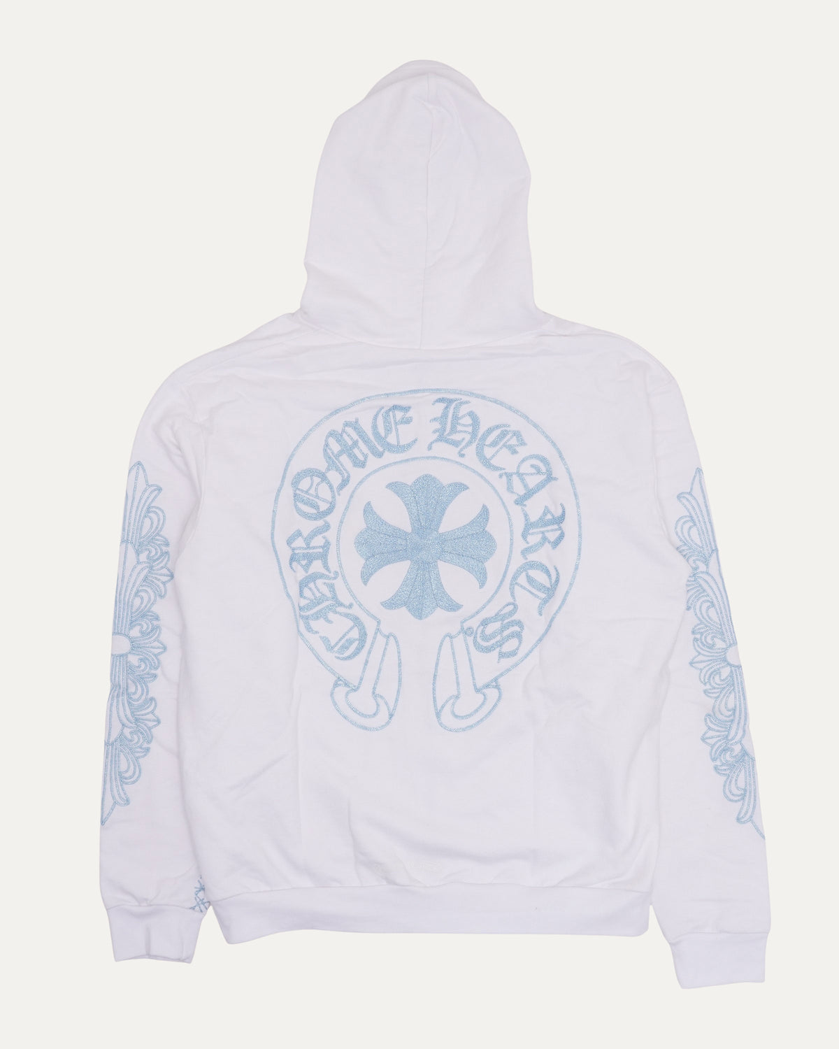 Beaded Horseshoe Logo Zip Hoodie