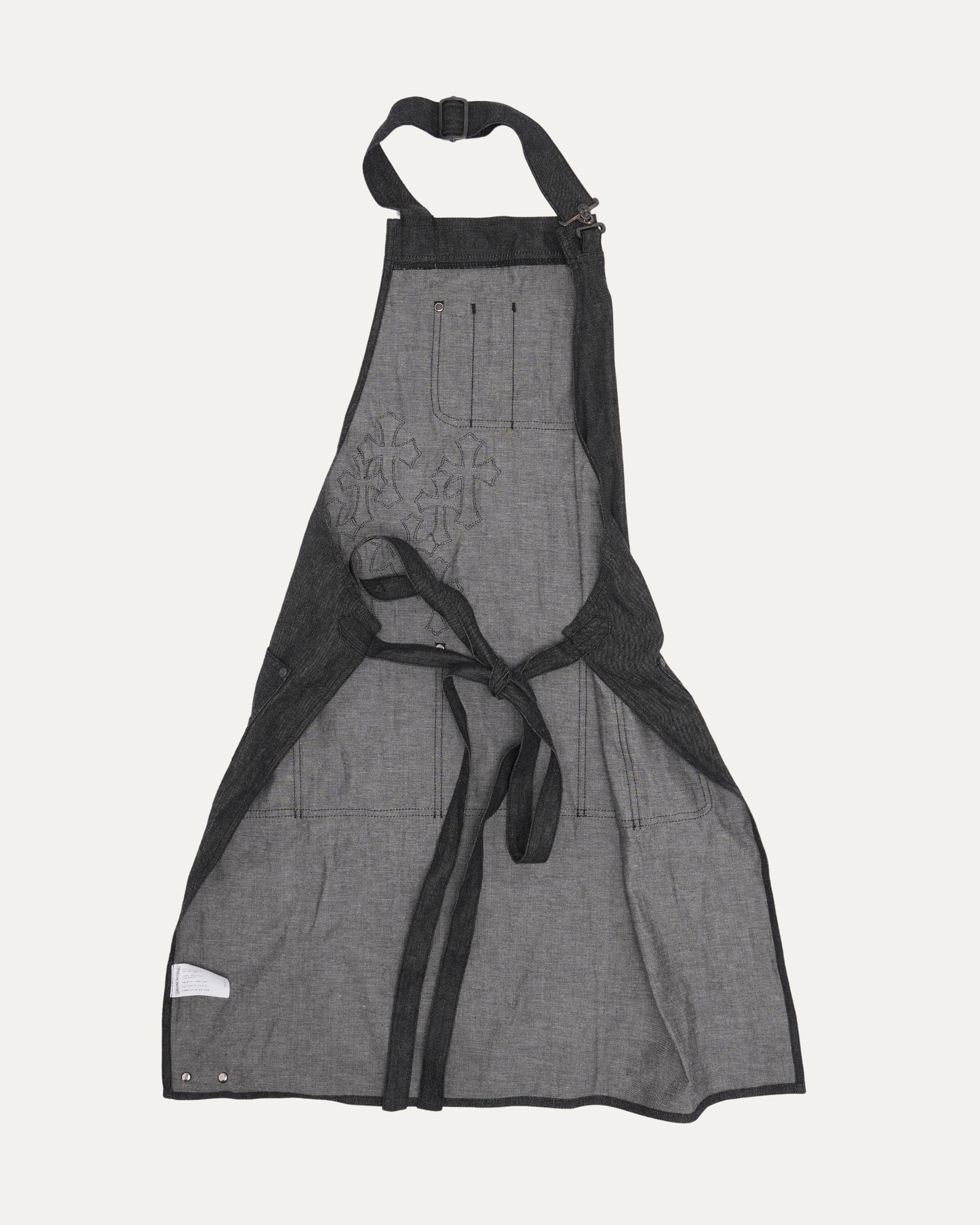 Cross Patch Denim Apron