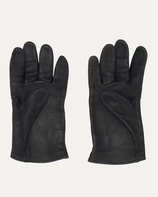 Cemetery Cross Patch Leather Gloves