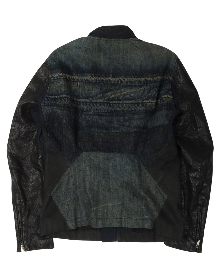 Scab Denim Leather Jacket