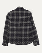 Monogram Cross Patch Loose Ends Flannel Shirt