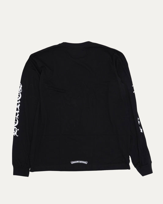 Neck Logo Long Sleeve Pocket T-Shirt