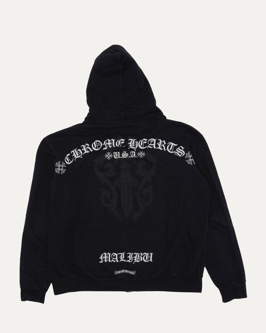 Plus Cross Malibu Zip Up Hoodie