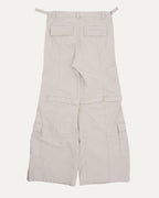 Convertible Flare Cargo Pants