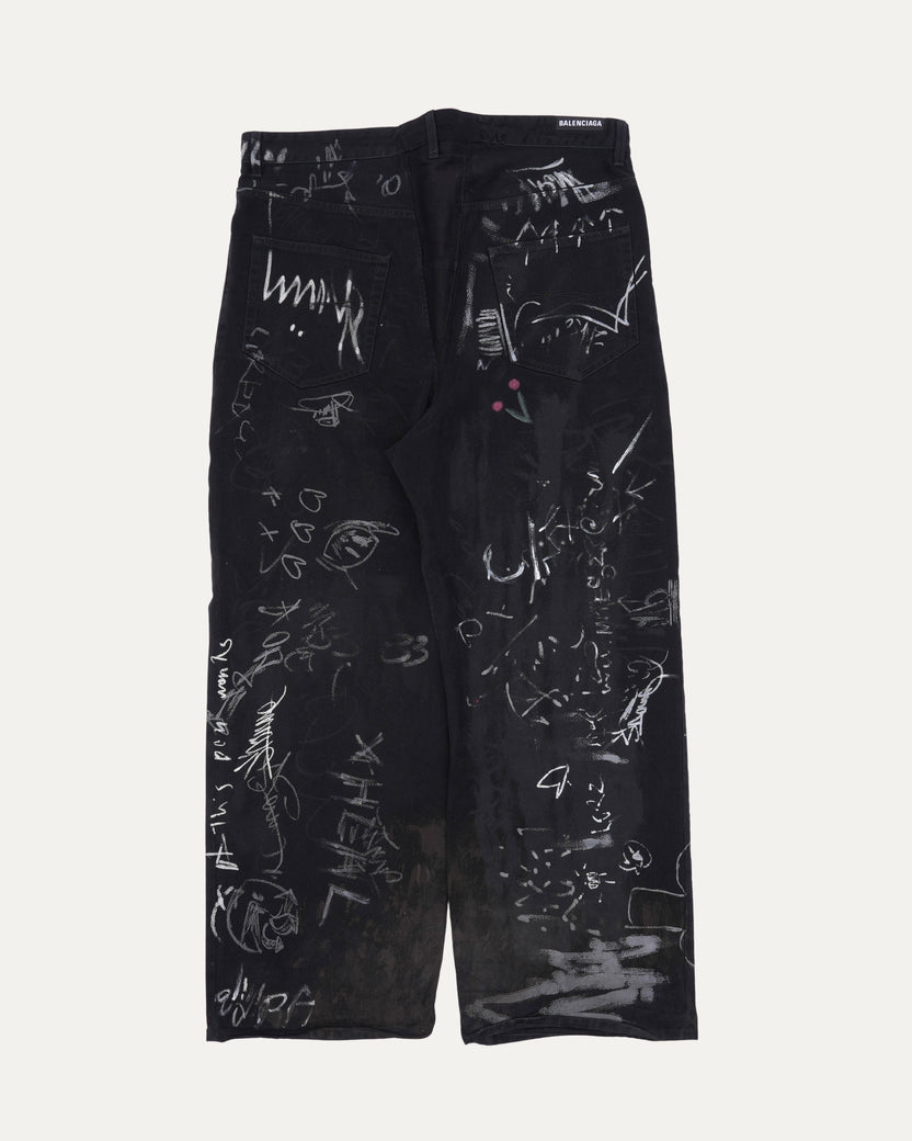 Graffiti Baggy Jeans