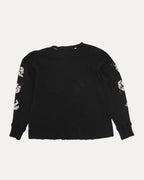 Distressed Long Sleeve Rat Thermal Shirt