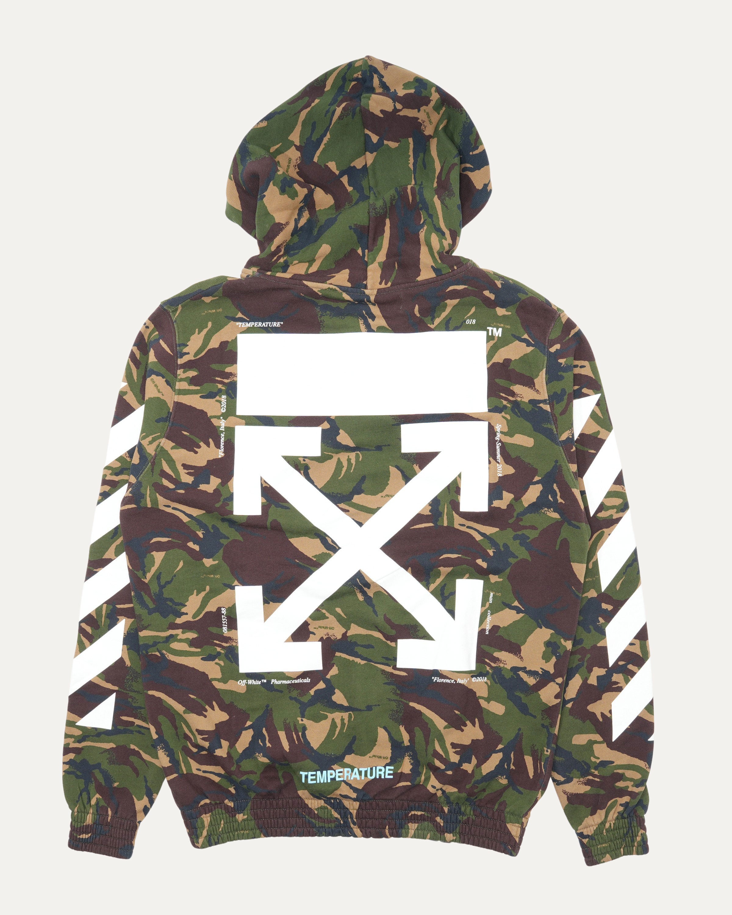 Camouflage Zip-Up Hoodie