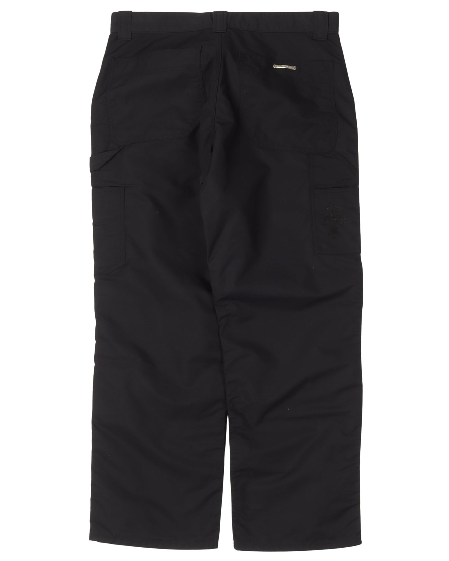 Leather Double Knee Nylon Carpenter Pants