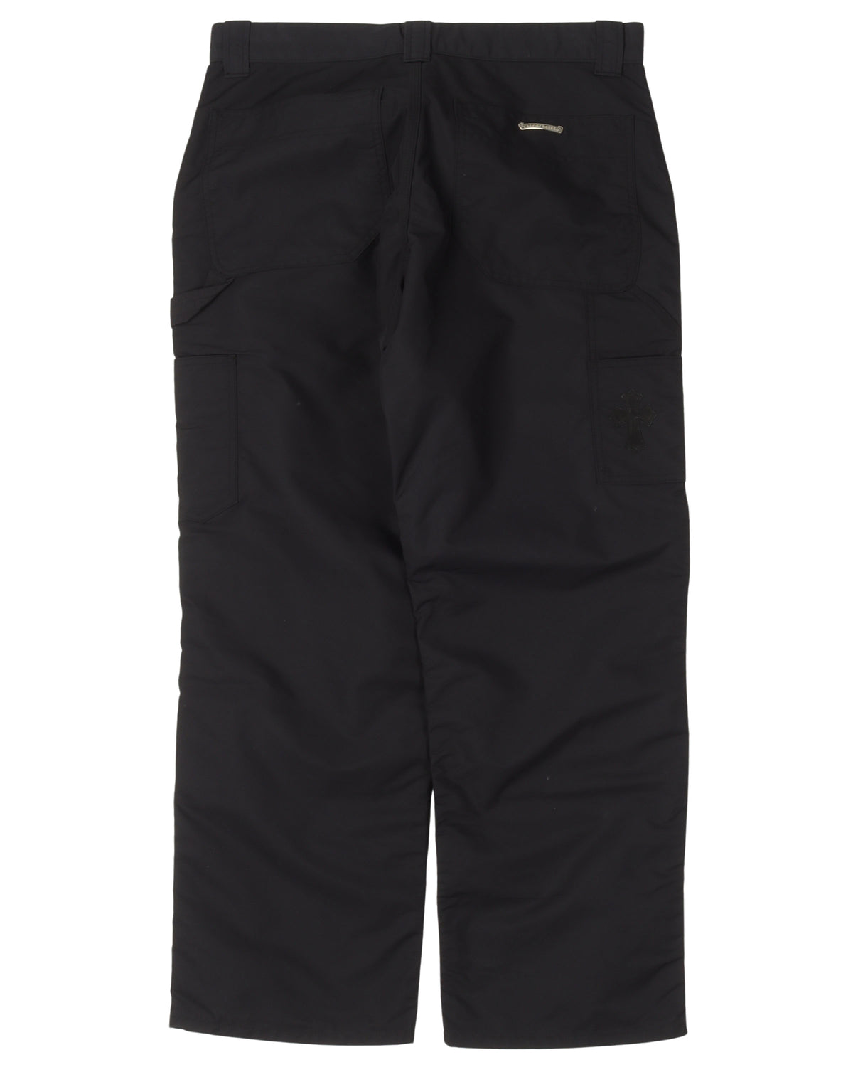 Leather Double Knee Nylon Carpenter Pants