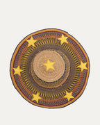 Star Patch Straw Hat