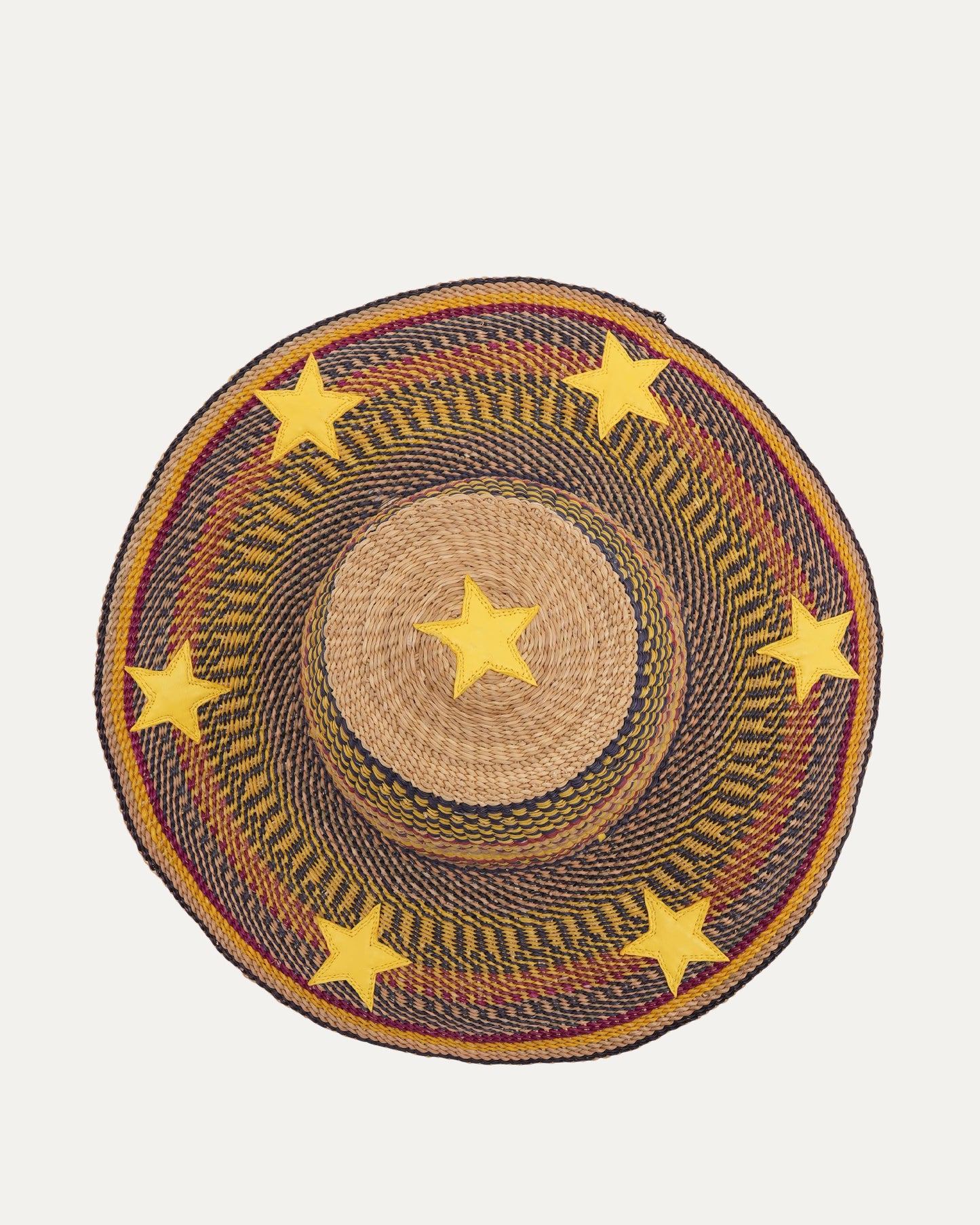 Star Patch Straw Hat