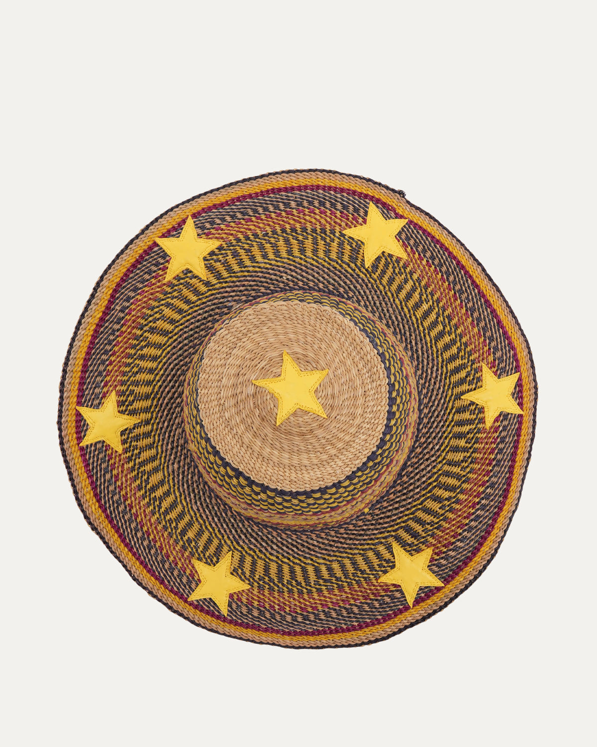 Star Patch Straw Hat