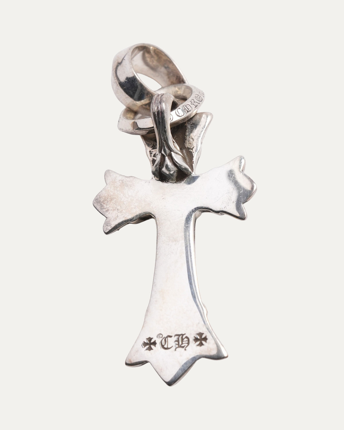 Double Cross Pendant with Bale
