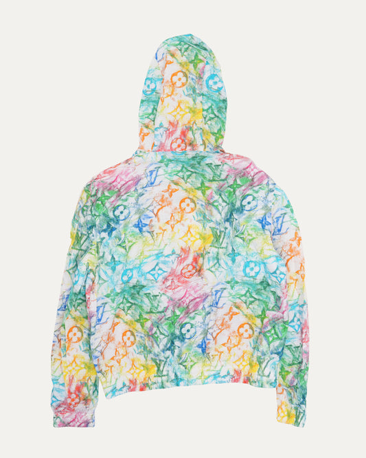 Pastel Crayon Monogram Ripstop Windbreaker