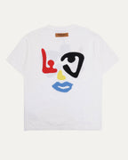 Intarsia Knit Face T-Shirt
