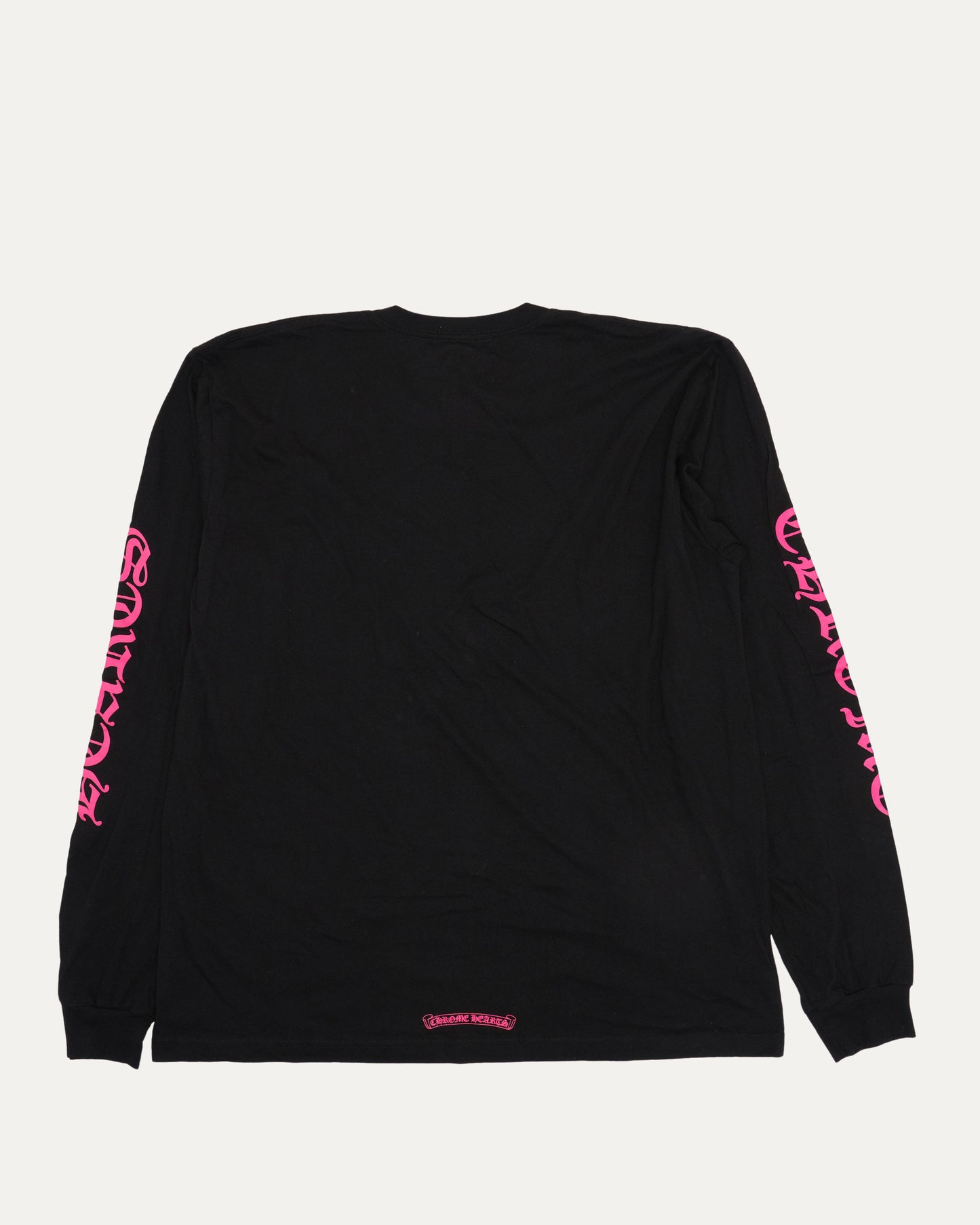 Neck Logo Long Sleeve Pocket T-Shirt