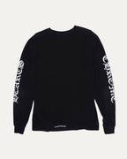 Neck Logo Long Sleeve Pocket T-Shirt