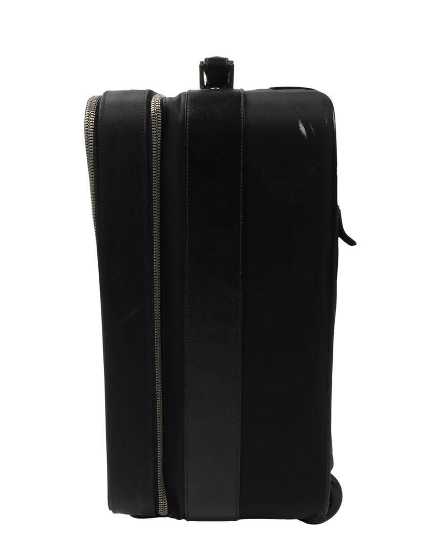 Tessuto & Saffiano Rolling Suitcase