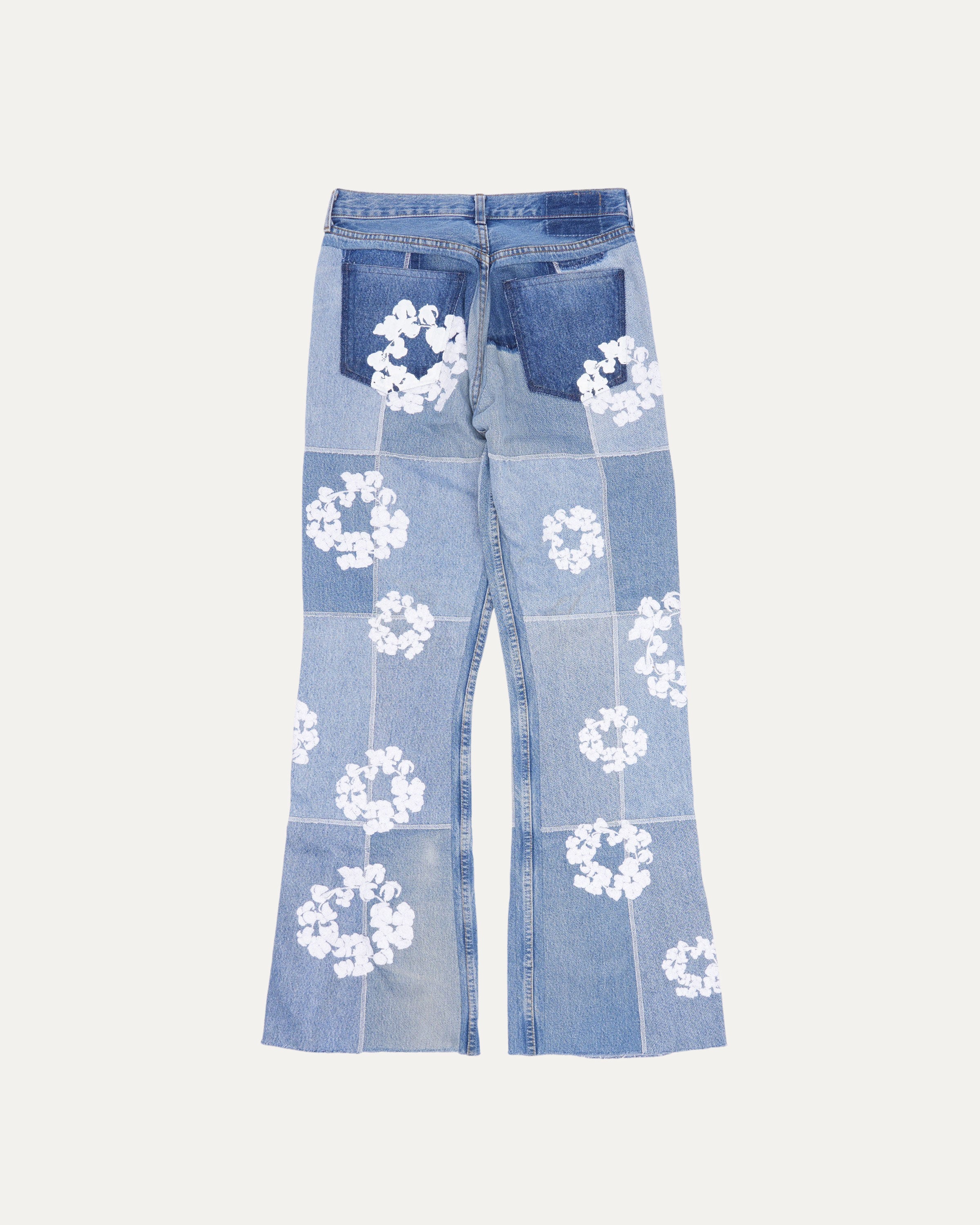 Readymade Cotton Wreath Jeans