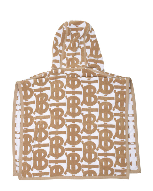 Terry Cloth Monogram Poncho