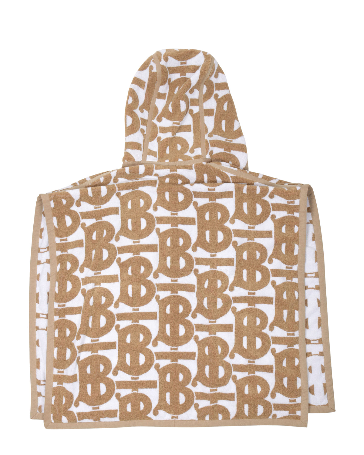 Terry Cloth Monogram Poncho