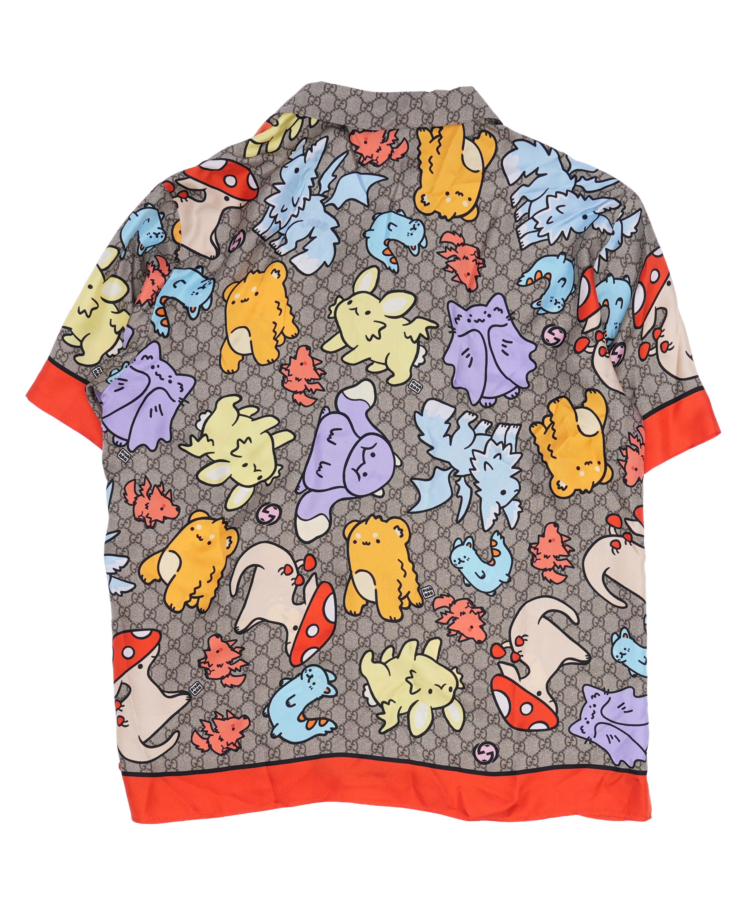 Kawaii Silk Bowling Shirt