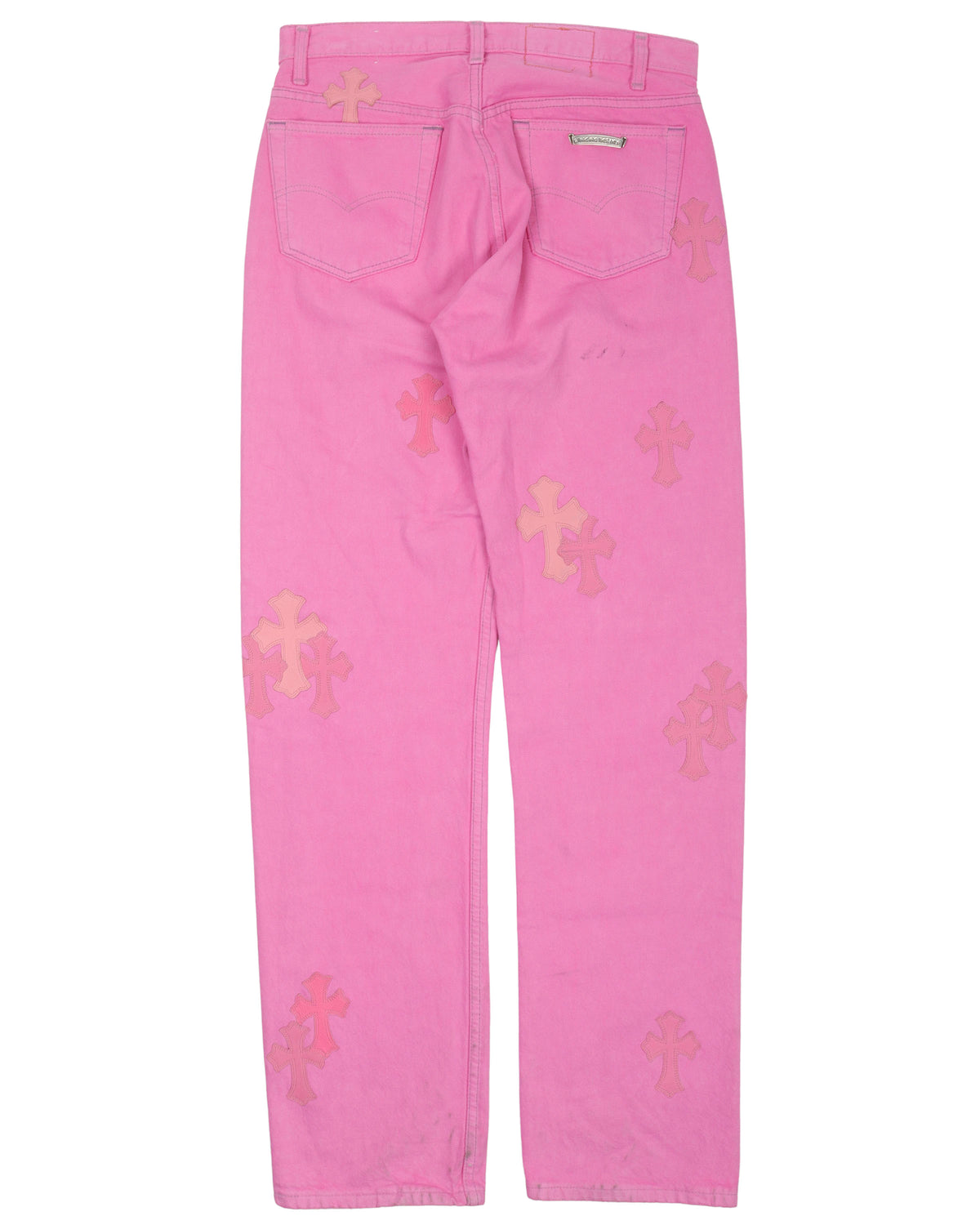 Sex Records Cross Patch Jeans