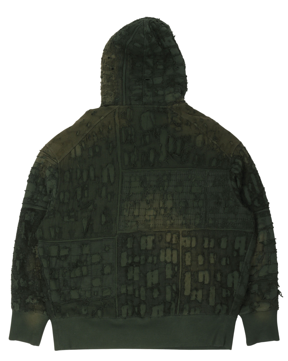 Oversized Distressed Hoodie