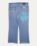 Levis 517 Cross Patch Jeans