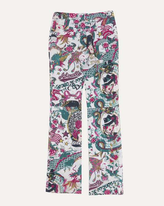 SS 2004 "Tattoo Print" Jeans