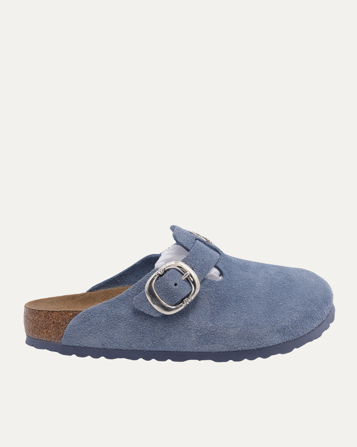 Dagger Embellished Birkenstock Boston Suede Mule