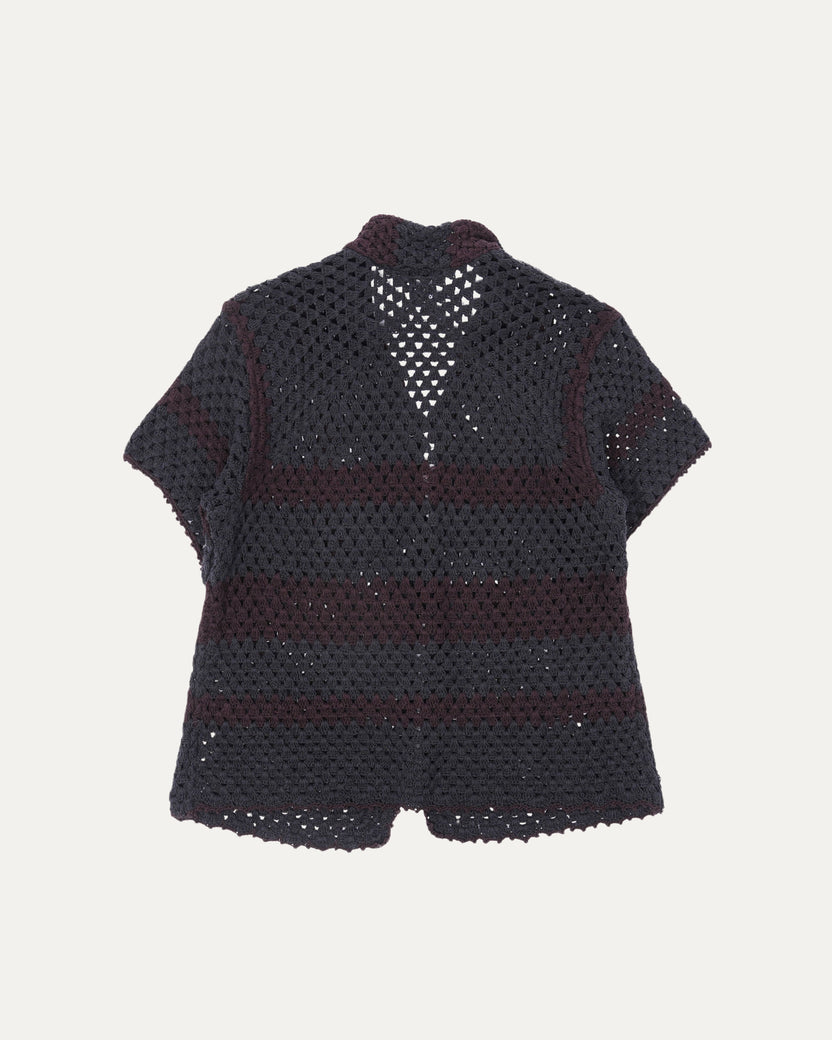 Overdyed Crochet Shirt