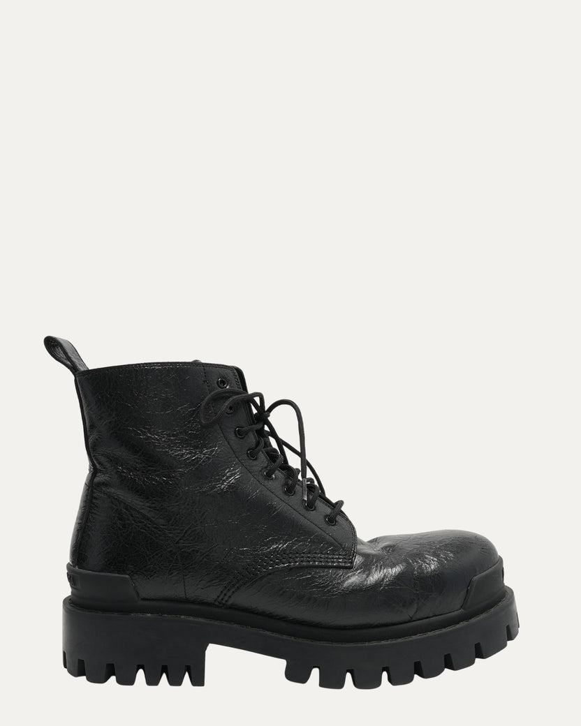 Leather Strike Boots