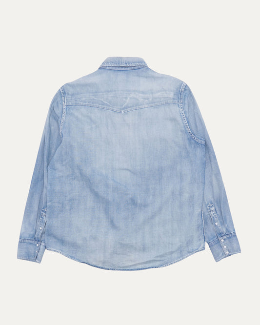 Social Sculpture Denim Western Shirt