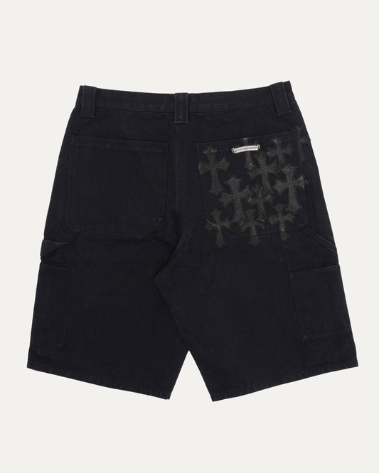 Cross Patch Double Knee Shorts