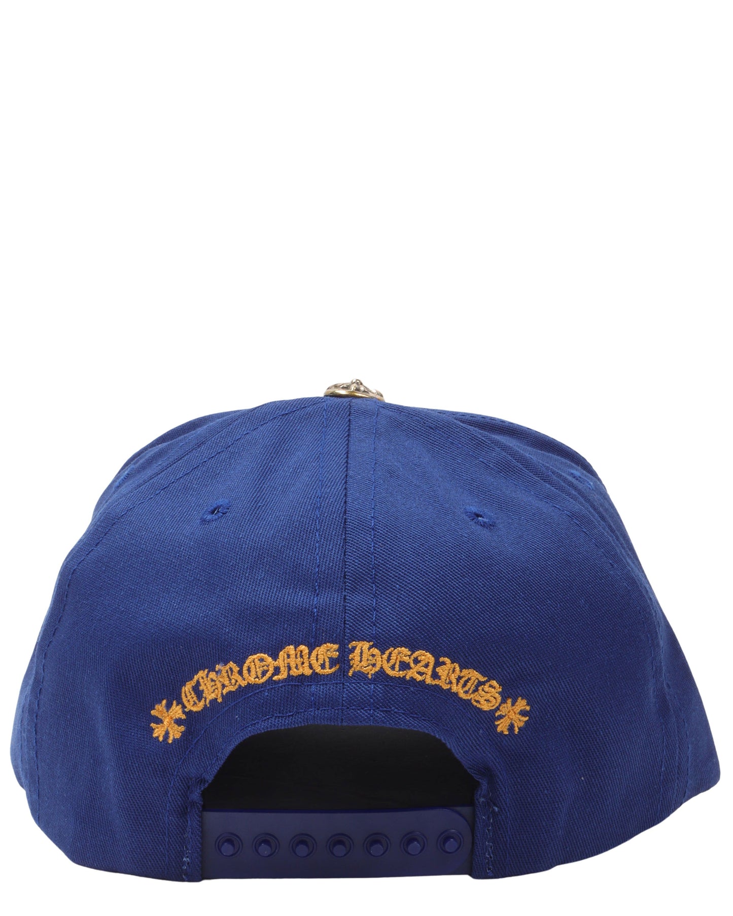 Blue CH Button Baseball Hat