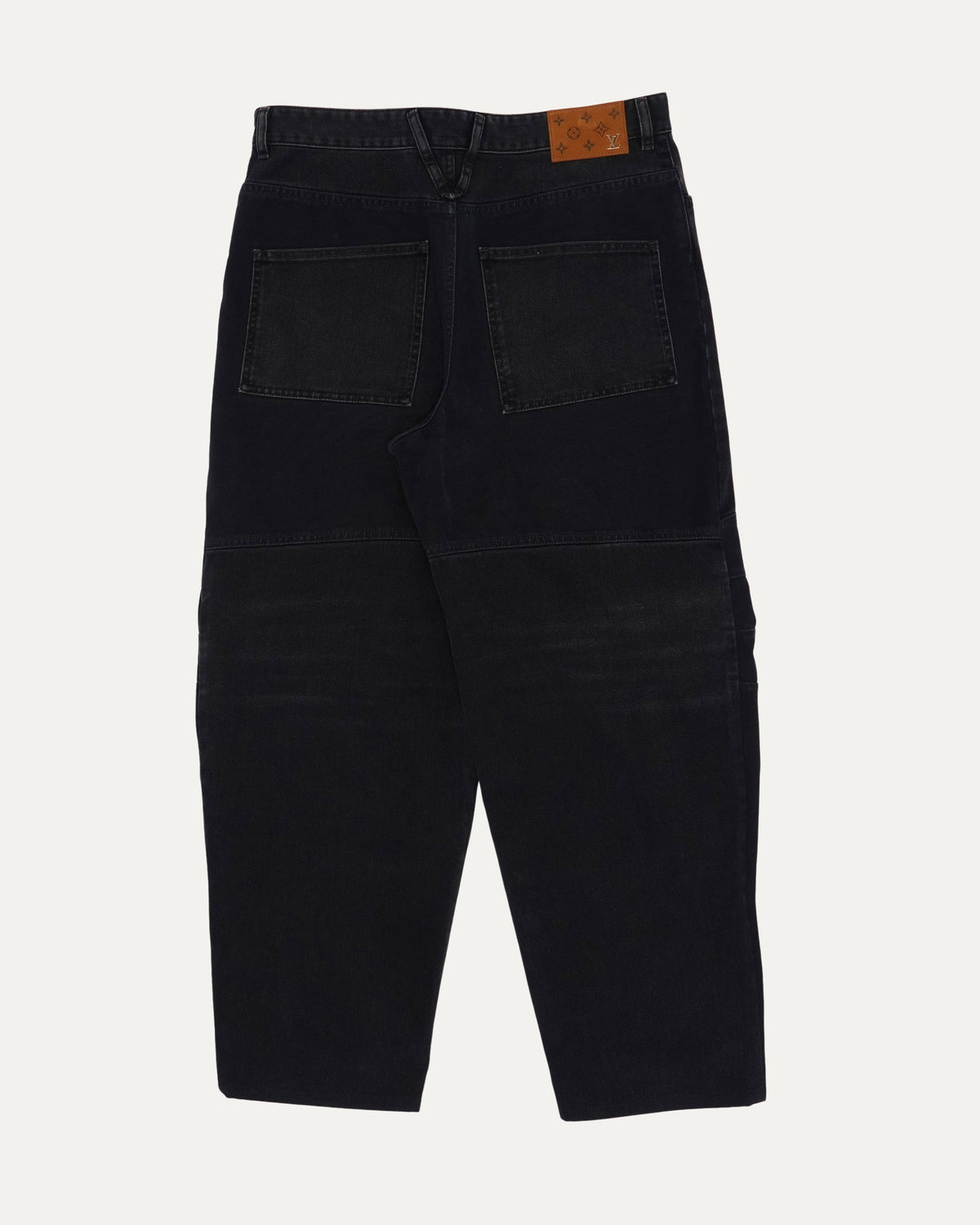 Denim Monogram Work Pants