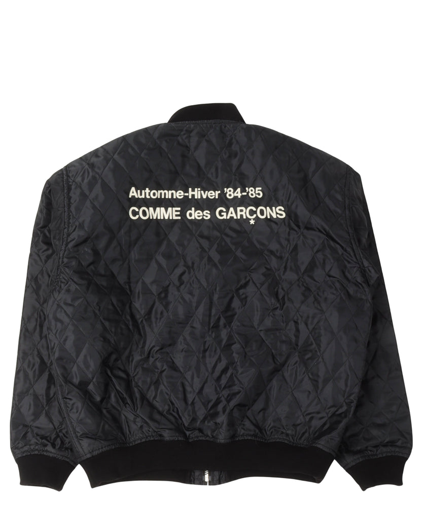 Quilted Staff Blouson Bomber Jacket