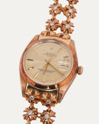 Gold Diamond Tiny Plus Rolex Oyster Perpetual Date 34mm Watch