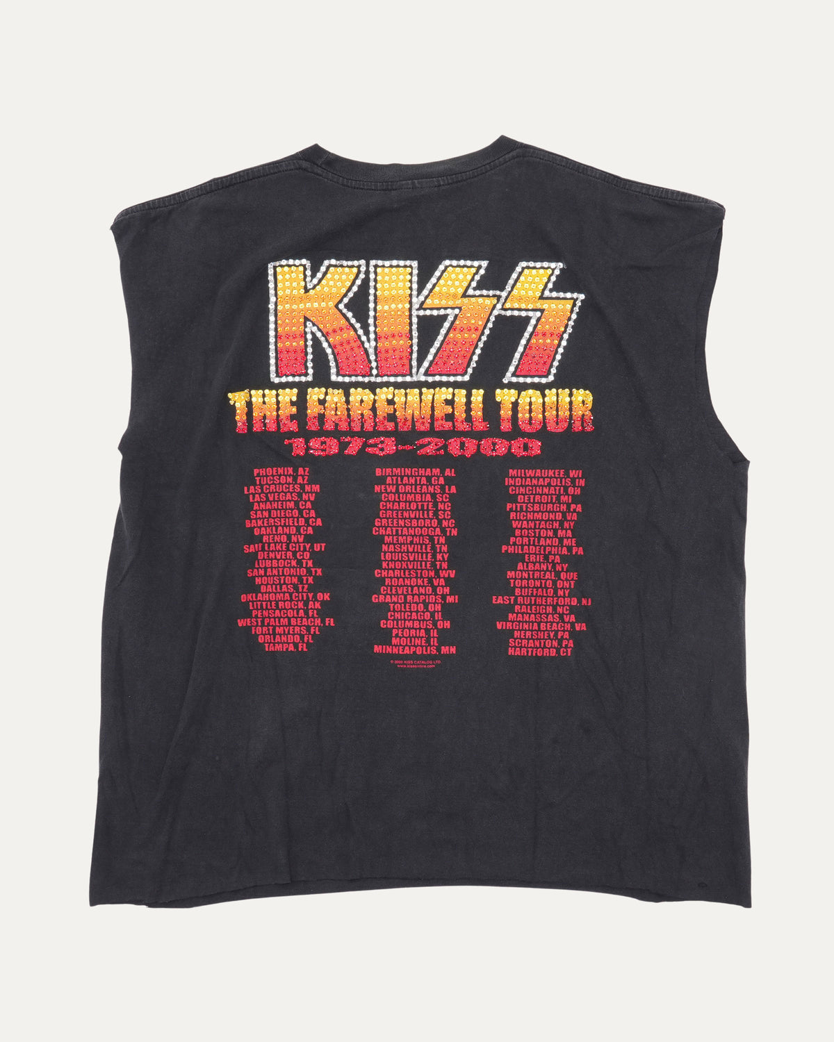Kiss Farewell Tour Cut Off T-Shirt