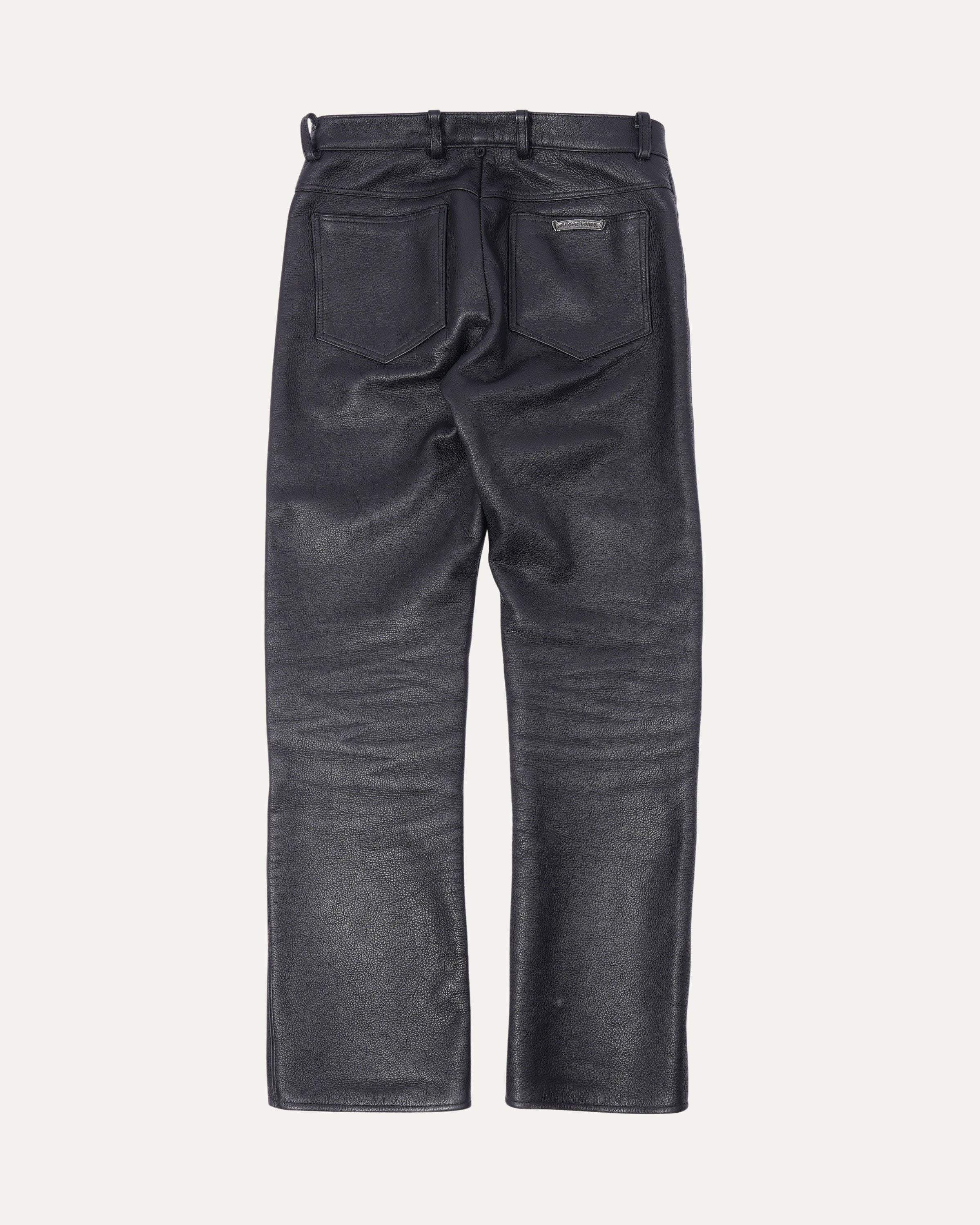 Fleur Knee Leather Pants