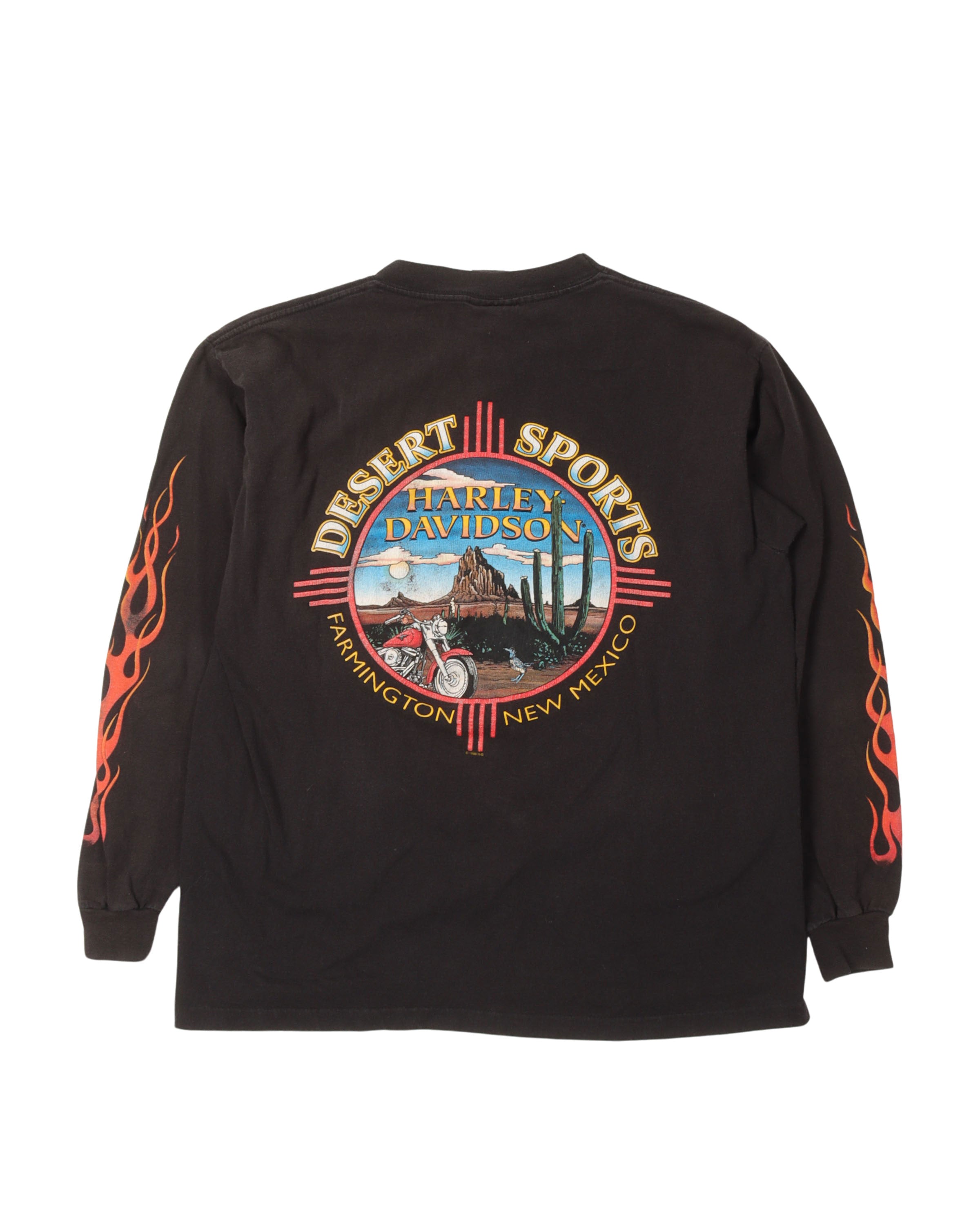 Harley Davidson New Mexico Long Sleeve Pocket T-Shirt