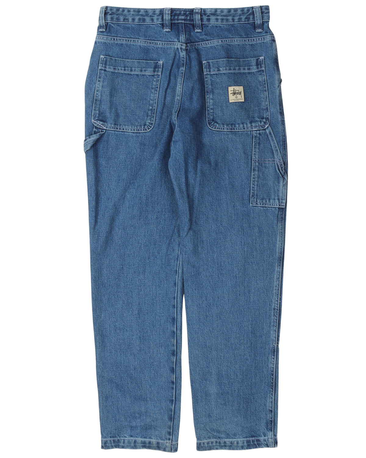 Baggy Denim Double Knee Jeans
