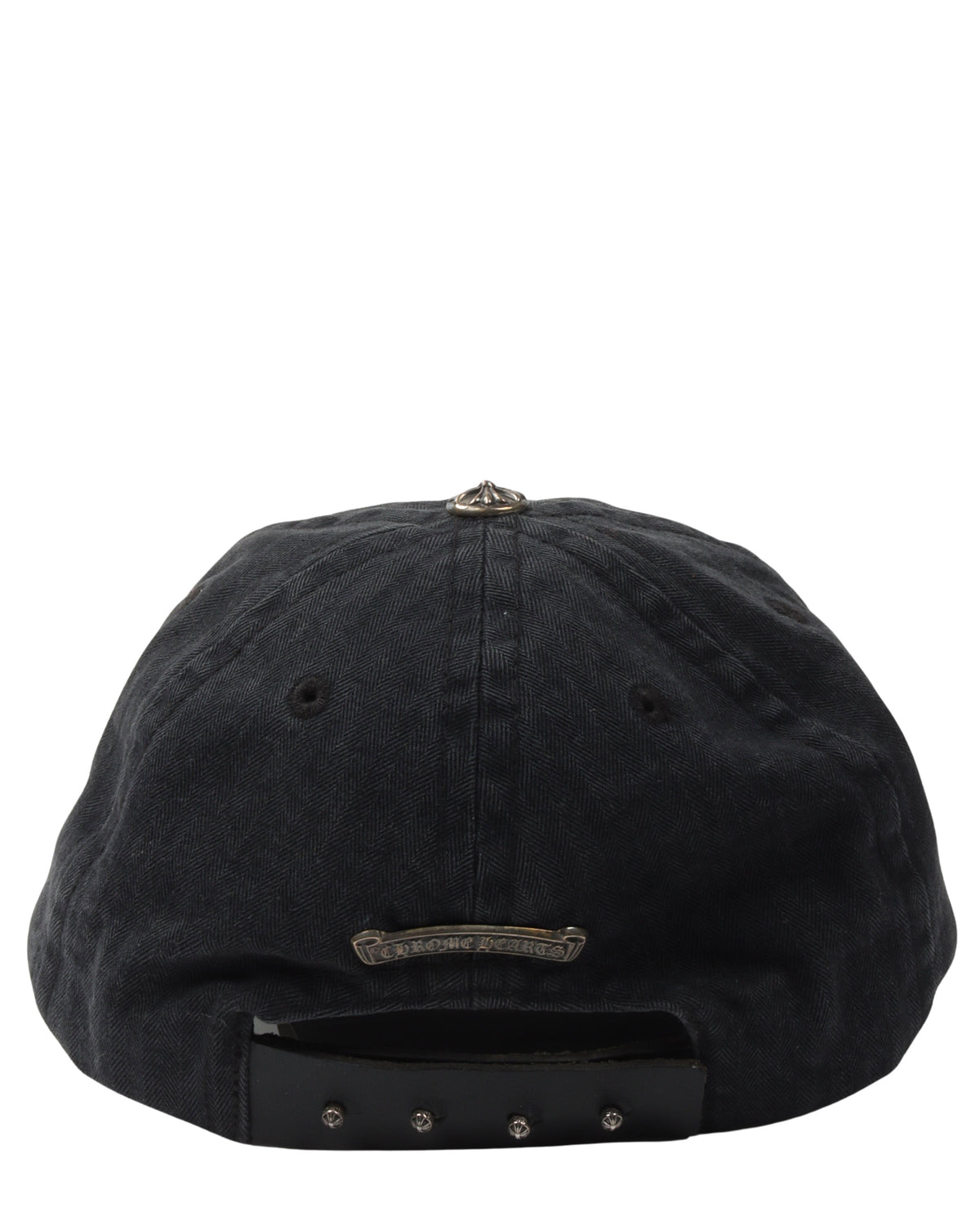 Embroidered Denim Dagger Hat