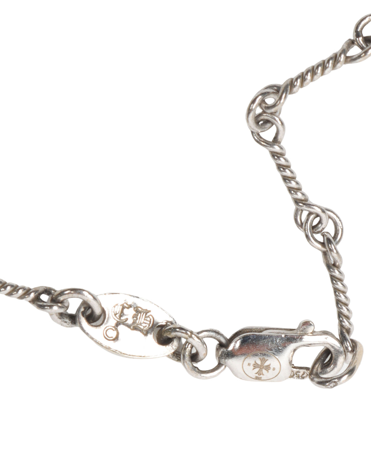 18k White Gold Twist Chain