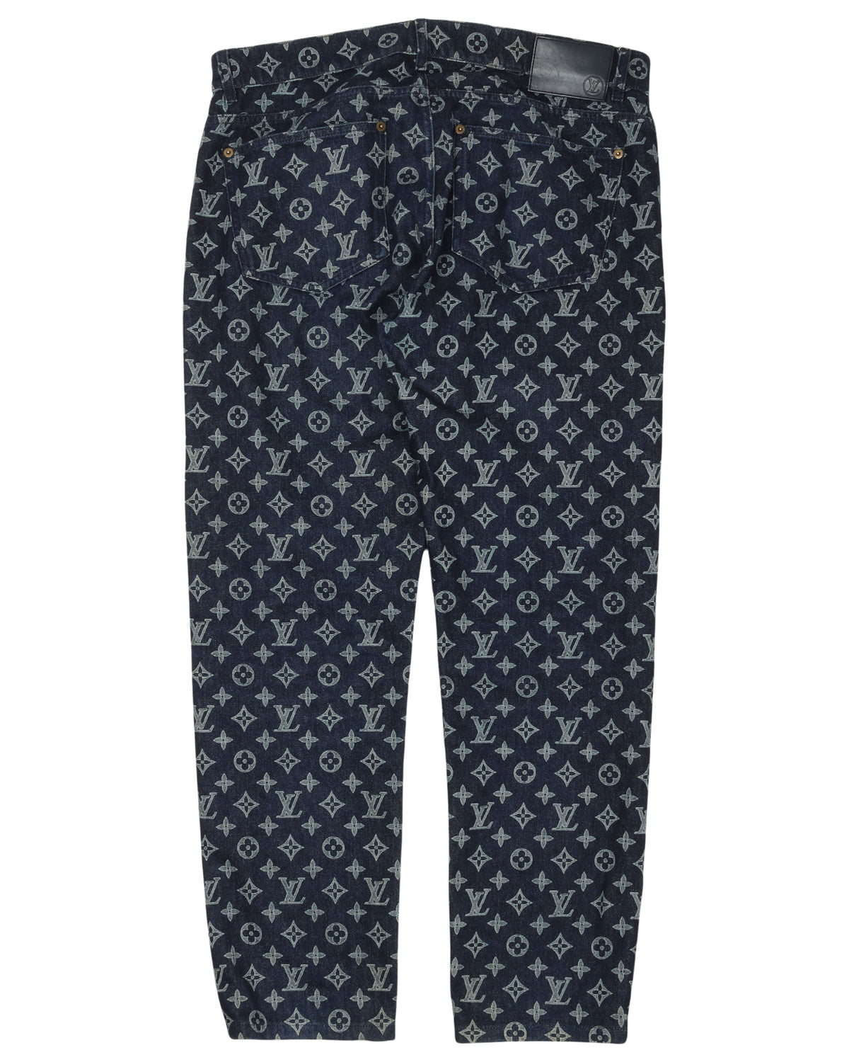 Indigo Monogram Jeans
