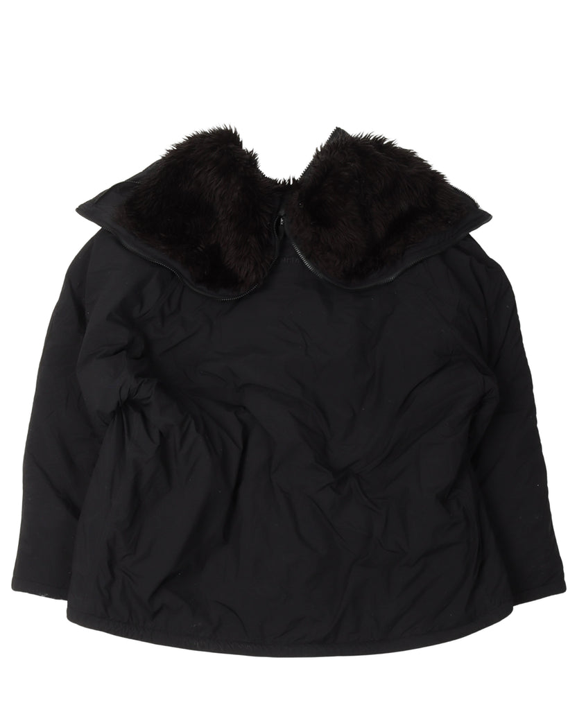 Oversized Parka w/ Fur-Lined Hood