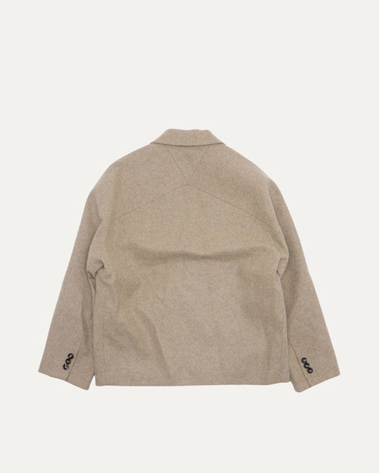 Double-Breasted Wool-Blend Blazer