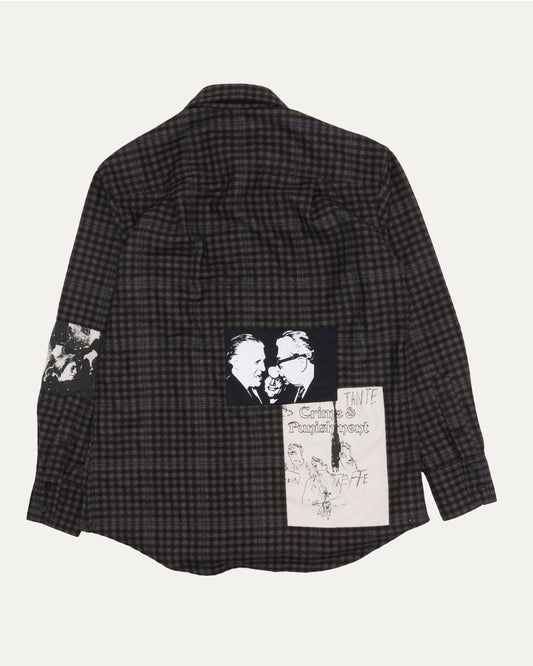 Merino Wool Assemblage Flannel Shirt
